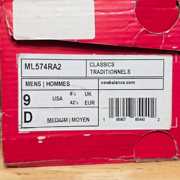 New Balance 574v2 Night Sky Sea Salt Sneakers Shoes ML574RA2 Men's Size 9 - Picture 8 of 8